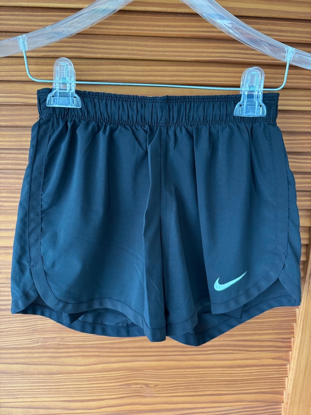 NIKE Black Athletic Shorts with Swoosh